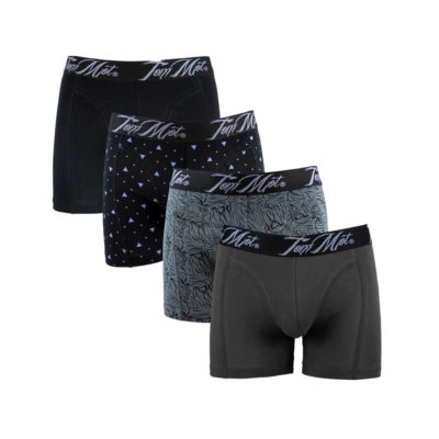 Boxers Tom Mot Black & Grey Premium 4 Pack